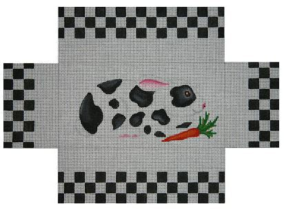 Black/White Bunny w/Checks