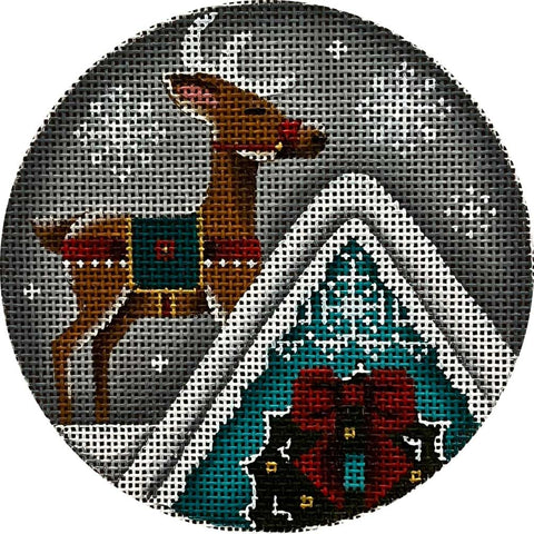 Teal Reindeer (Rebecca Wood)