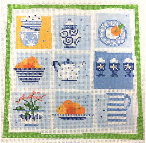 Nines - Blue/White Dishes