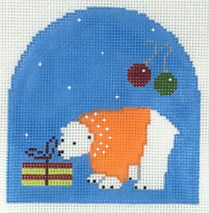 Polar Bear/Orange Sweater