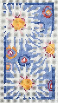 White Blooms Eyeglass Case 