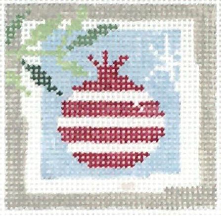 Pomegranate Red/White Striped