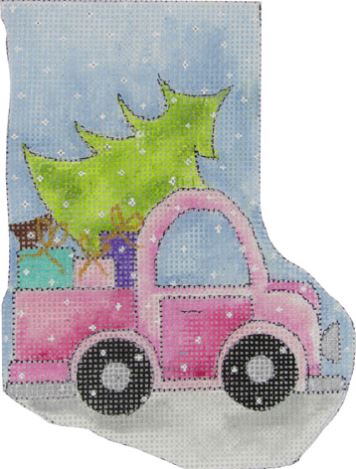 Pink Truck w/Tree and Presents