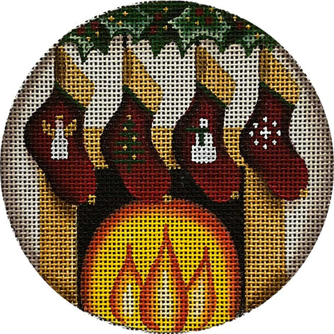 Stockings on the Hearth (Rebecca Wood)