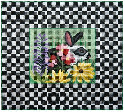 Nimble Bunny and Flowers