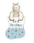 Trees Bootie w/Boy Baby Mini Sock