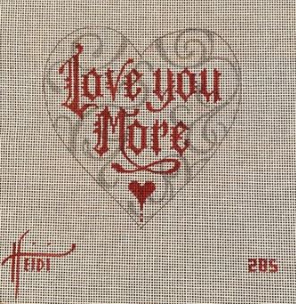 Love You More Heart