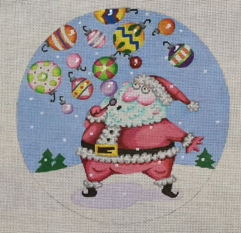 Santa Blowing Bubbles