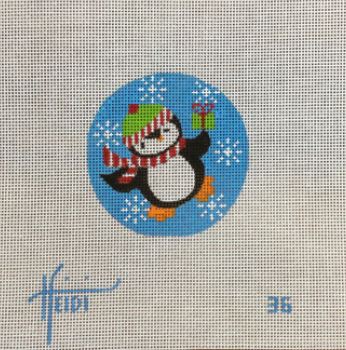 Penguin w/Present