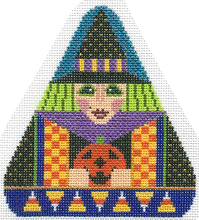 Triangle Witch w/Pumpkin