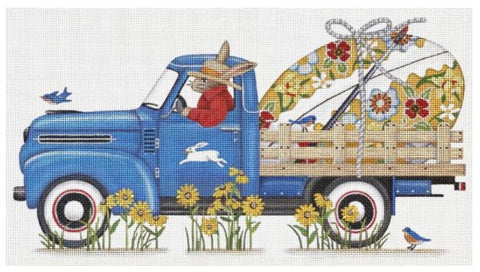 Blue Egg Truck