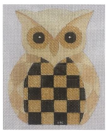 Gold Checked Owl - Small