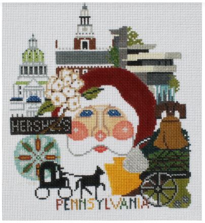 Pennsylvania Santa Head