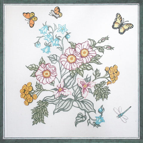 Pink Blossom Pillow (Silver Needle)