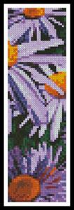 Purple Daisies Bookmark