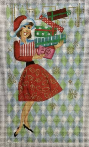 Christmas Shopping Girl