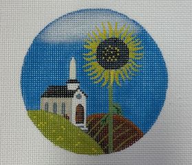 Church and Sunflower