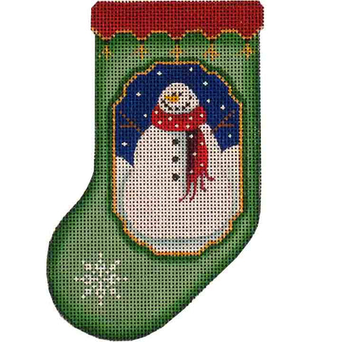 Mini Sock - Snowman
