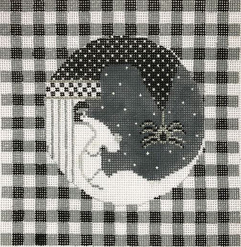 Black Gingham Moon Witch