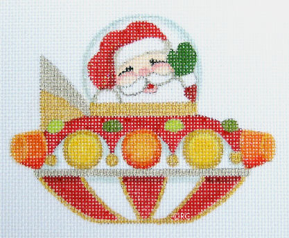 Santa Flying Saucer 