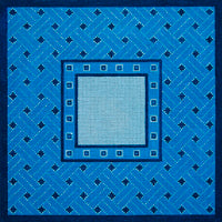 Blue Basket Weave - Small
