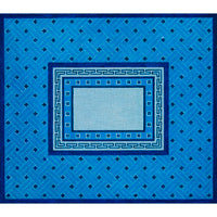 Blue Basket Weave 