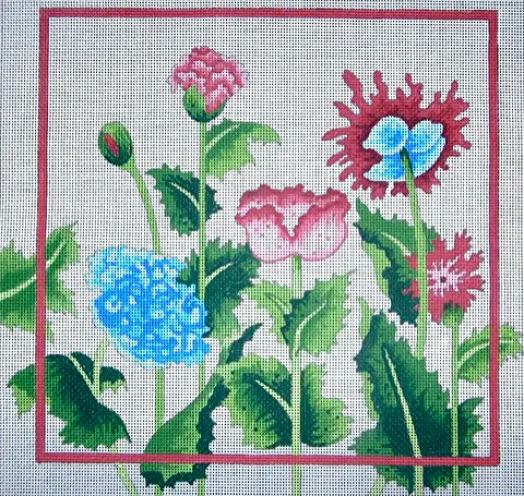 Poppies & Chrysanthemums (MM Designs)