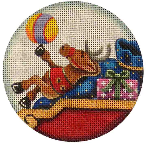 Ball Reindeer Ornament