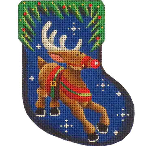 Rudolph Mini Sock