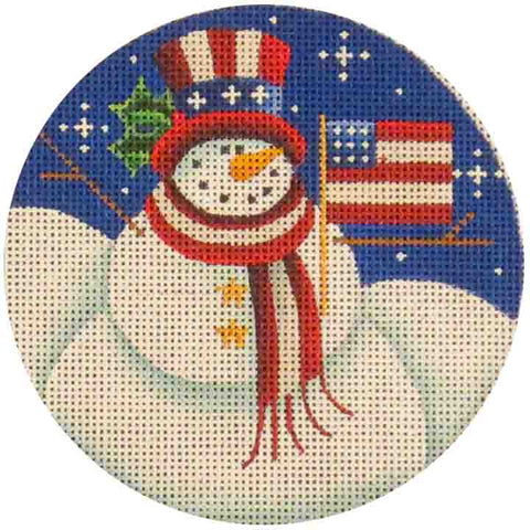 Patriotic Snowman