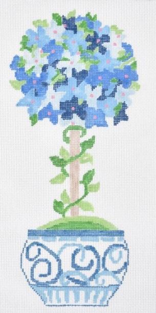 Small Blue Hydrangea Topiary