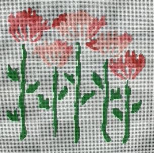 Precious Poppies - Coral