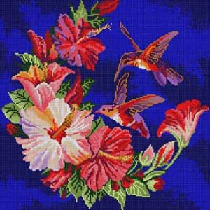 Hummingbird and Hibiscus