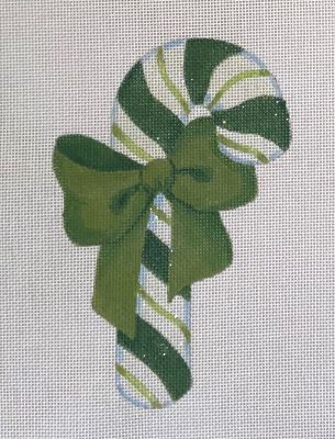 Green Candy Cane Ornament
