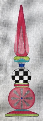Pink Green Finial