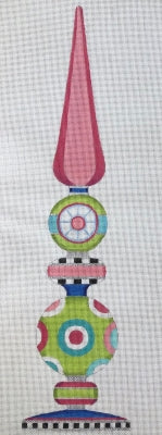 Pink Green Finial