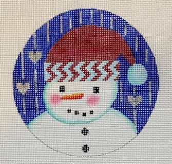 Snowman w/a Heart/Red Hat