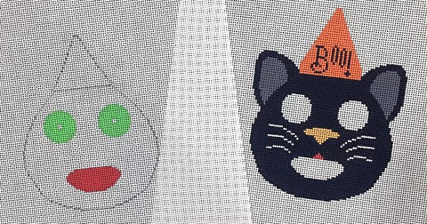 Halloween Bucket Ornament - Cat