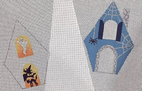 Halloween Bucket Ornament - House