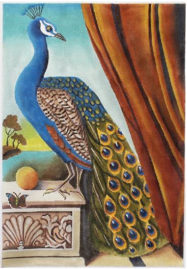 Peacock on a Pedestal
