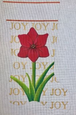 Amaryllis Joy Stocking