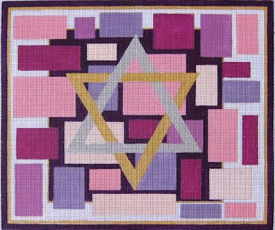 Star of David Tallis Bag - Pink