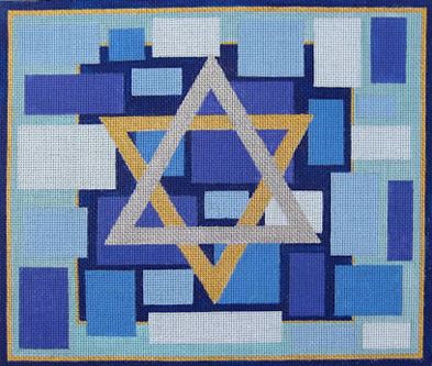 Star of David Tallis Bag - Blue