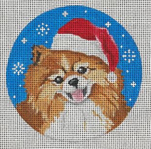 Pomeranian Santa