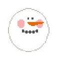 Snowman Face - Cheery