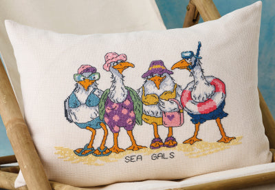 Sea Gals Pillow (Permin)