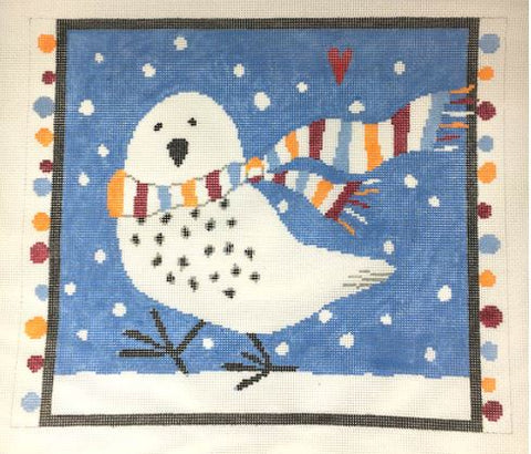 Snowy Owl with Scarf  