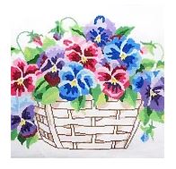 Pansy Basket