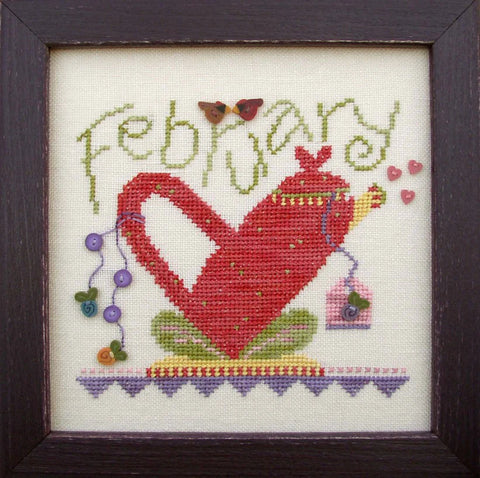 Buttons - Tea Pot February (JABC)