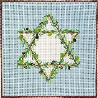 Tefillin Bag "€œ Olive Branches Star of David